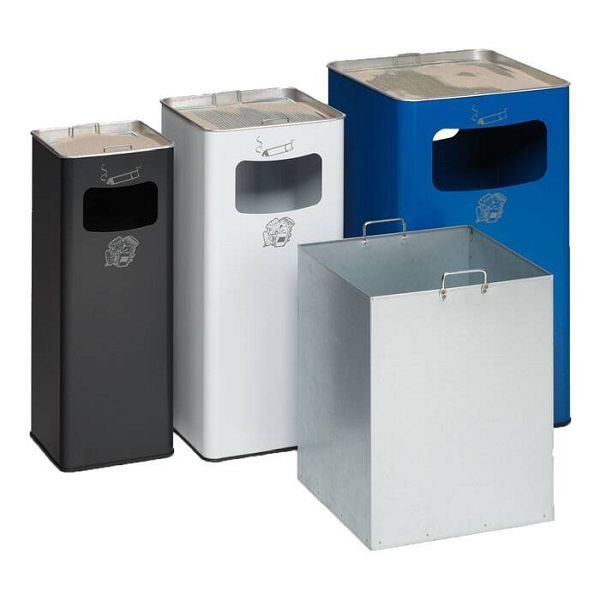 Stein HGS Kombiascher -Cubo Pilar-, 31,7 Liter/665x260x260mm/ anthrazit, 1 Einwurföffnung, 16378