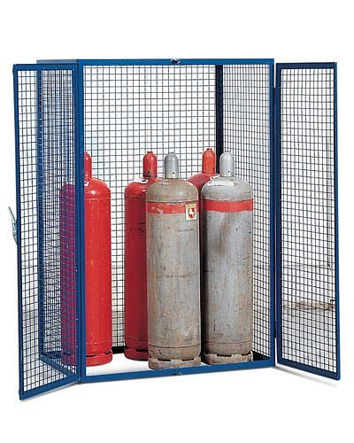 DENIOS Gasflaschenschrank GF 8.18 mit 2-flügeliger Tür, 137123