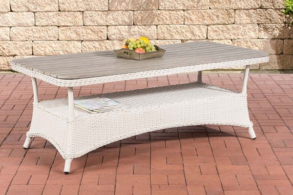 CLP WPC-Tisch Pandora 160x80, perlweiß, 111291897, 4251152648886