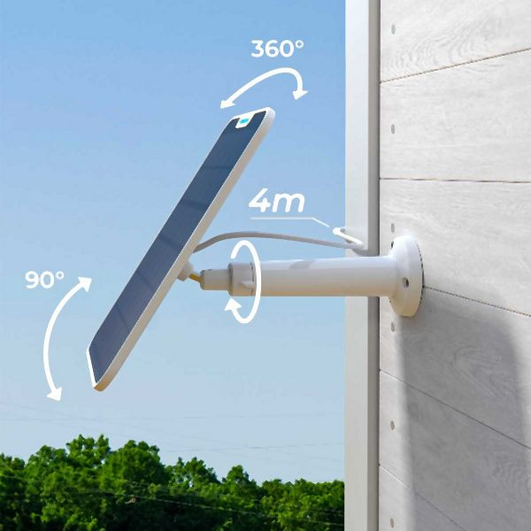 REOLINK Solarpanel 2 für akkubetriebene Überwachungskameras, rlsp2w