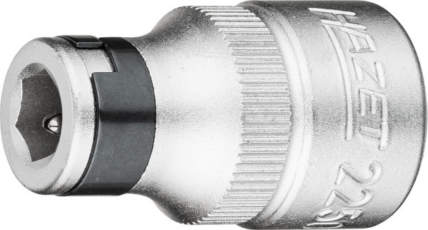 Hazet Adapter, Vierkant hohl 12,5 mm (1/2 Zoll), Sechskant hohl 8 mm (5/16 Zoll), 2250-5