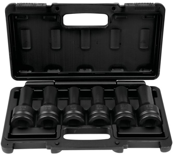 KS Tools 3/4" Kraft-Stecknuss-Satz, 6-teilig, 460.1505, 4042146653838