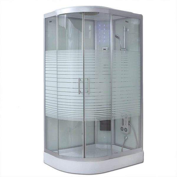 HOME DELUXE Duschkabine WHITE PEARL - 120 x 80 cm Links, 5931