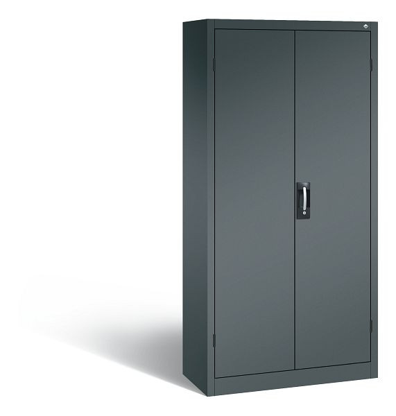 C+P Büro Drehtürenschrank 21 Fächer Acurado, H1950xB930xT400 mm, Anthrazit, 9260-4105 S10011