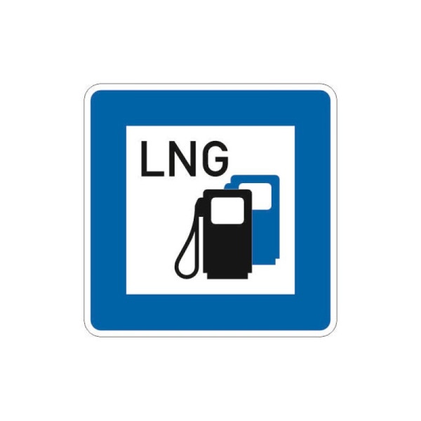 Stein HGS Tankstelle mit Flüssigerdgas Nr. 365-69, 840 x 840 mm, Flachform 2 mm, RA2, 365-69.0002