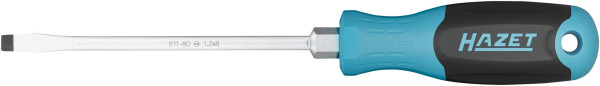 Hazet Schraubendreher, Schlitz Profil, SW 1,2 x 8 mm, 811-80