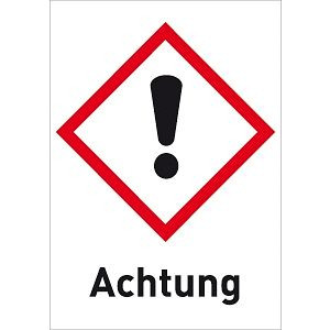 Moedel Gesundheitsgefahr (GHS 07) Achtung, Folie, 105x148 mm, 56436