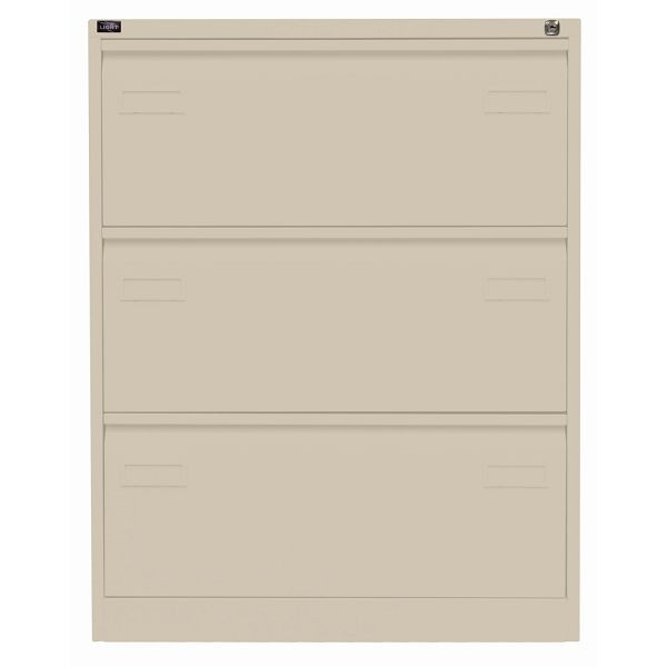 Bisley LIGHT Hängeregistraturschrank LIGHT, doppelbahnig, 3 HR-Schubladen, 643 sand, CDF3643