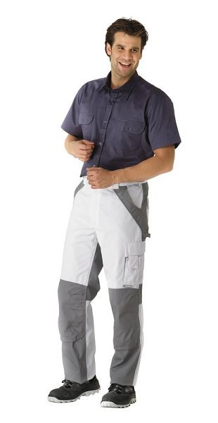 Planam Plaline Bundhose, reinweiß/zink, Größe 102, 2513102