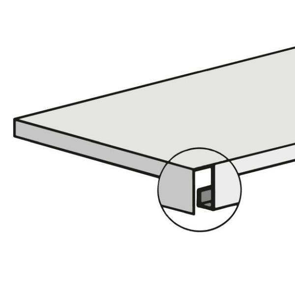 hofe Stahlboden (Rohrregal) 1025x800x40x1.00 mm, lichtgrau, K10258