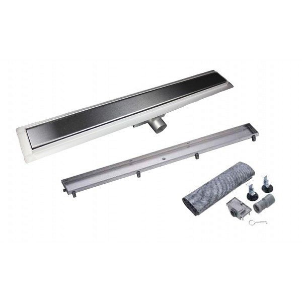 Sanotechnik Duschrinne 70 cm chrom gefärbt, 70 x 7 x 6,7 cm, DT70