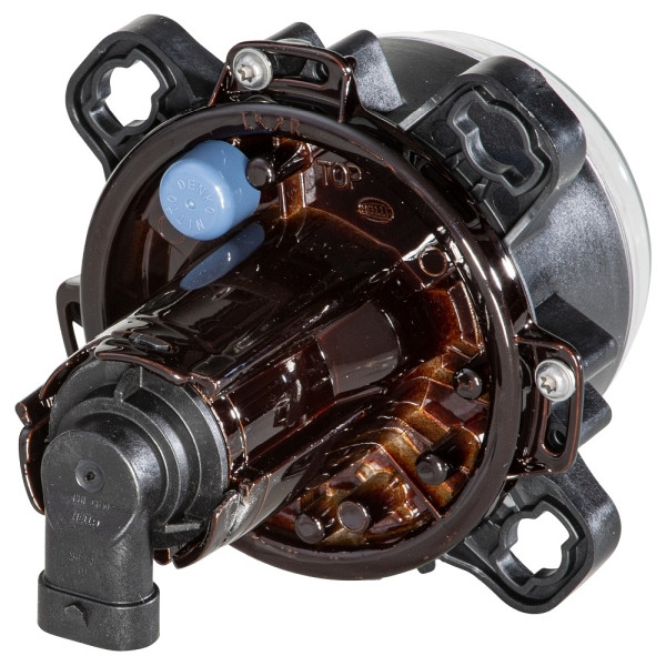 HELLA DE/Halogen-Hauptscheinwerfer, 90mm Performance, 12V, rund, Einbau, E1 2397/E1 2398/ECE, transparent, links/rechts, 1ML 247 042-207