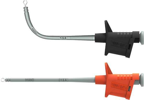 Gossen Metrawatt Greifklemmen Set rot und schwarz, Z110Y