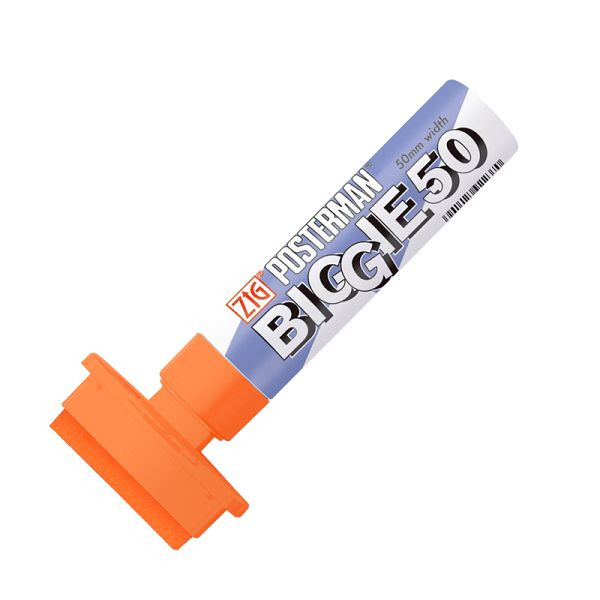 Eichner Postermann-Marker, Farbe: fluoreszierend orange, wasserfest, 50 mm breit, 9219-00006-560