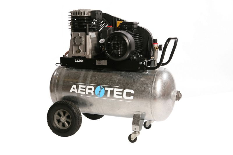 AEROTEC ölgeschmierter Kompressor 600-90, verzinkt, 400 V, 2005270Z