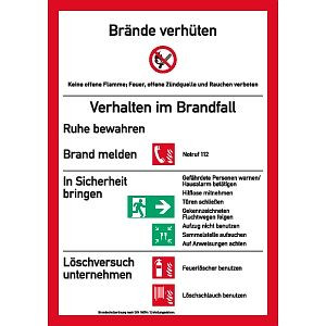 Moedel Brandschutzordnung (ohne Handfeuermelder), Teil A (2014), Folie, 210x297 mm, 57520