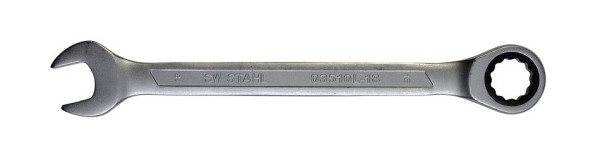 SW-Stahl Gabelringratschenschlüssel, 18 mm, 03510L-18, 4033592134668