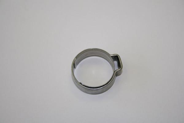 ELMAG 1-Ohr Klemme mit Einlagering, 9,0 mm (Edelstahl), 42158