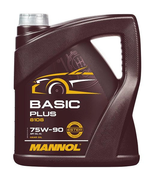MANNOL Getriebeöl 8108 Basic Plus 75W-90 GL-4+, VE: 4 l, MN8108-4