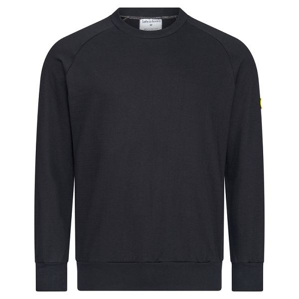 SafeGuard ESD-Sweatshirt, 280g/m², Rundhals, schwarz, M, DSWL43774