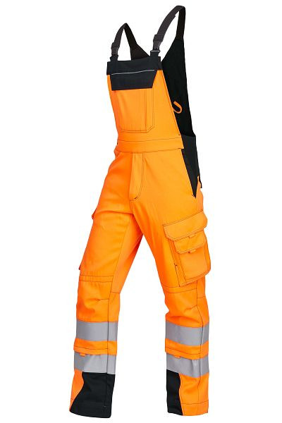 ROFA Latzhose 2352, Größe 114, Farbe 372-leuchtorange-anthrazit, 6652352-372-114