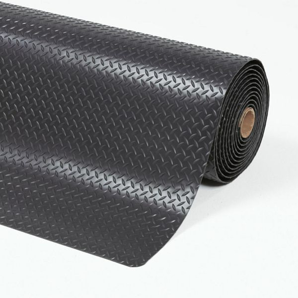 Notrax Cushion Trax Arbeitsplatzmatten Ergonomie Anti- Ermüdung 479, Schwarz, 122cm, Meterware, 479C0048BL