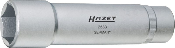 Hazet Radlager-Werkzeug, Vierkant hohl 12,5 mm (1/2 Zoll), Außen-Sechskant Profil, 27 mm, 2583