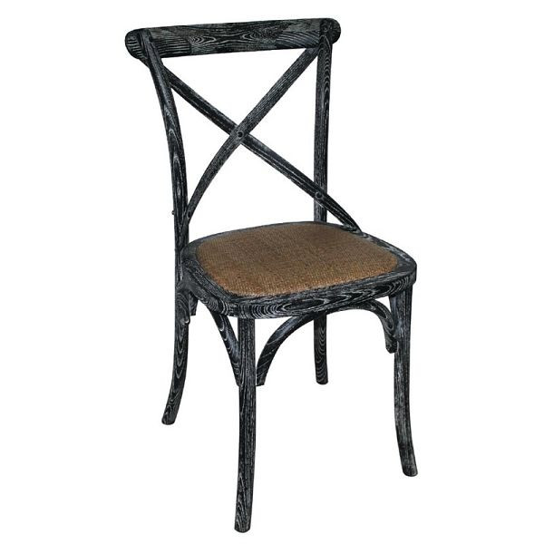 Bolero Esszimmerstühle Birkenholz gewaschenes Schwarz, VE: 2 Stück, GG654