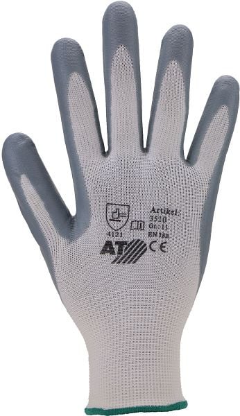 ASATEX Nitril-Handschuh, Farbe: weiss-rot, VE: 120 Paar Größe: 11, 3510-11