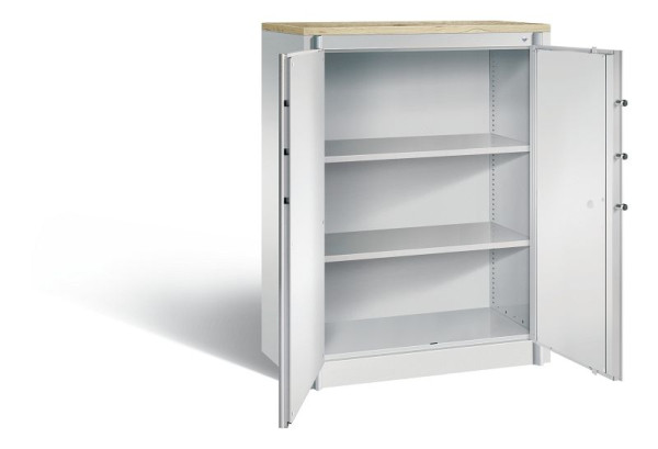 C+P Feuerschutzschrank Certos, H1226xB930xT500mm, Farbe: Lichtgrau, Klinkengriff, 3 OH, 1171-00 S10331
