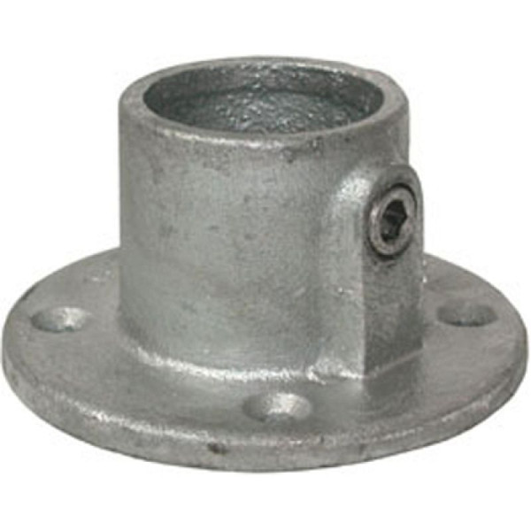 Stein HGS Rohrverbinder -Fußplatte rund-, 26,9 mm, VE: 10 Stück, 31654