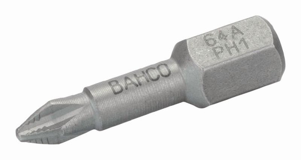 Bahco 1/4" Bits, 25 mm, ACR, PH 1, 10er Pack, 64A/PH1, 7314150198481