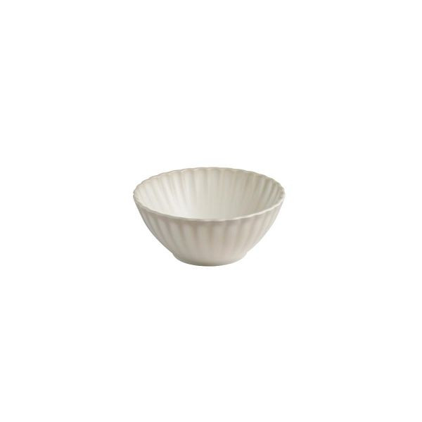 APS Schale ARUMI – Melamin, Ø 19 cm, H 8 cm, weiß/beige, 1 Liter, spülmaschinengeeignet, stapelbar, 85607