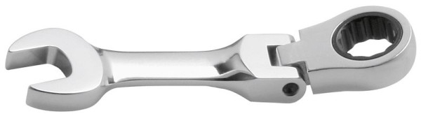 Kraftwerk Ratschen-Ringabelschlüssel Flex Click Stubby 13 mm, bis zu 180° schwenkbar, 3403-13S