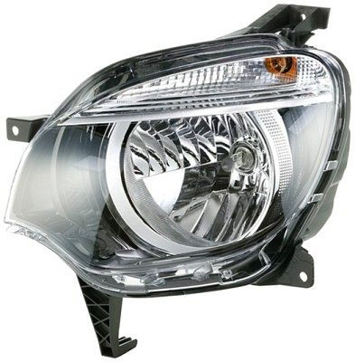 HELLA Halogen-Hauptscheinwerfer, für u.a. Renault Twingo III (BCM_), für Rechtsverkehr, rechts, 1ED 011 561-021