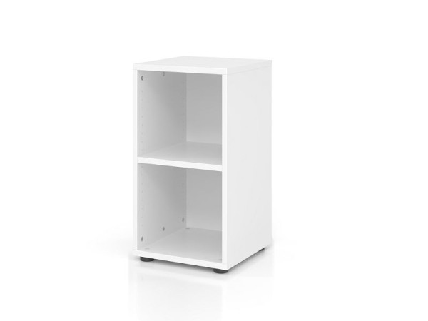 Hammerbacher Regal schmal 924RE, 2 OH, Korpus: Weiß, 40 x 40 x 74,6 cm (BxTxH), V924RE/W