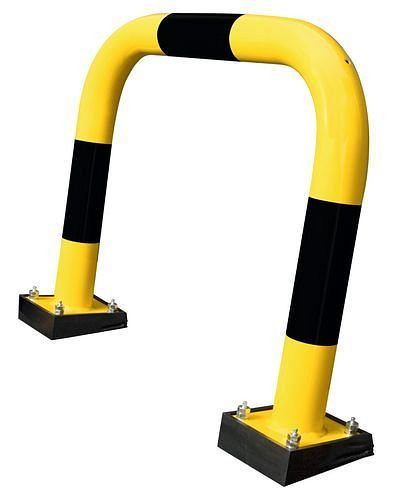 DENIOS Rammschutzbügel R 10.6 nachgebend, zur Innenaufstellung, 1000 x 640 mm, 248334