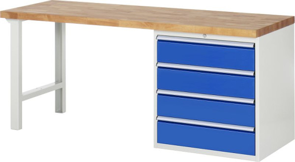 RAU Werkbank Serie 7000 - Modell 7609, B2000 x T700 x H890 mm, 13-7609A1-207B4M.11