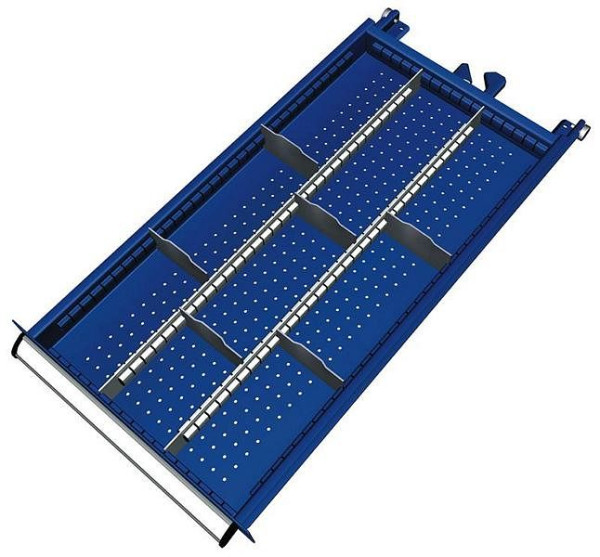 KLW Einteilungsmaterialsatz für Schubladen Fachhöhe 50 mm in SDB - Schrank, Schrankgröße 419 x 750 mm B x T, SDB-B02-032