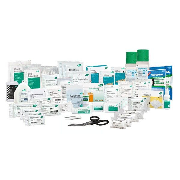 WERO Füllung Erste Hilfe Koffer Chemie inklusive DIN 13157, 221314
