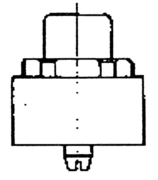 Benkiser Druckknopfgarnitur innen komplett für UP-Anlage 6012009 (6012067), 0618620