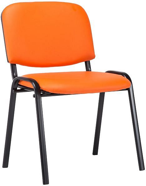 CLP Besucherstuhl Ken Kunstleder, orange, 181401709