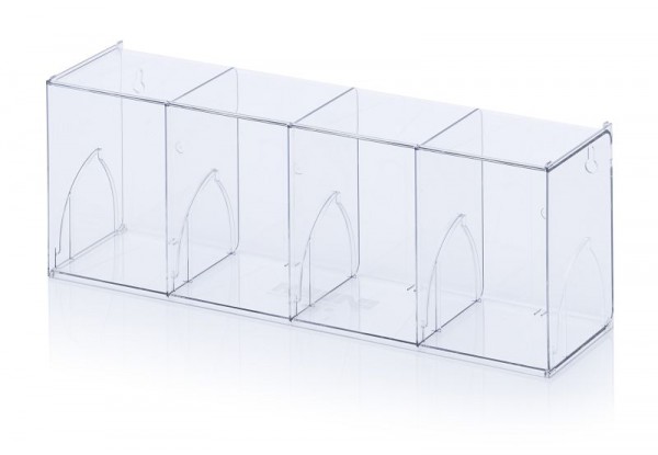 Auer Kippkastenmodule glasklar, LxBxH: 60 x 16,8 x 20,7 cm, KM 4