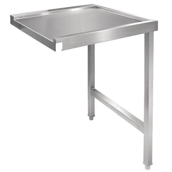 Vogue Tisch für Haubenspülmaschine rechts 60cm, Selbstmontage, GJ534