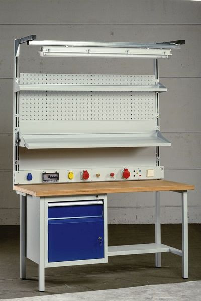 KLW Grundrahmen für Werkbankmontage Typ 1, für Montage unter Platte 1400 x 750 mm H x B, AB01C-GRU-0750-1400