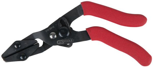 KS Tools Stufenlose-Abklemmzange abgewinkelt, Durchmesser 20,0 mm, 115.5012