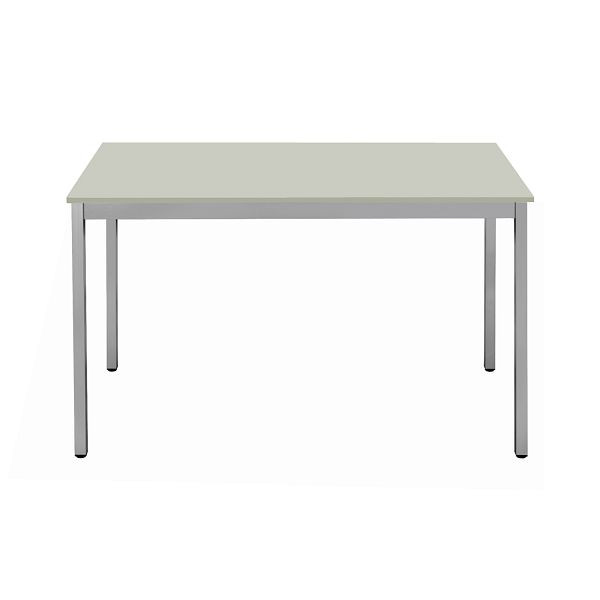 Bisley Mehrzwecktisch, Breite 1400 mm, Tiefe 700 mm, 19mm Tischstärke, 399 chrom x G grau, MT1407G399