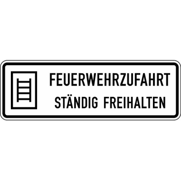 Stein HGS Feuerwehrzufahrt ständig freihalten Nr. 2449, Alform, RA1, 2449-112