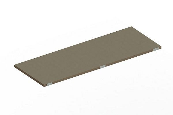 Meta Spanplattenboden 2225x800x38 mm, für Palettenregal MULTIPAL, 200189928