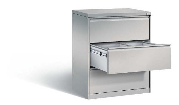 C+P Hängeregistraturschrank Acurado, H1045xB787xT590mm, Farbe: Weißaluminium, Griffleiste, 12923-312 S10009